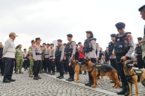 Pimpin Apel Operasi ketupat, Kapolri Instruksikan Jajaran Wujudkan Mudik Aman-Keluarga Bahagia