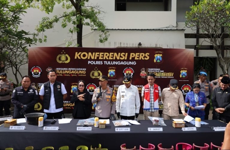 Polres Tulungagung Ungkap Kasus Penyuntikan LPG 3 Kg Dua Tersangka Diamankan