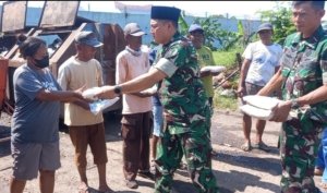 Korem 081/DSJ Salurkan Zakat Fitrah Hampir 1 Ton Beras