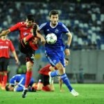 abbasov l of azerbaijan s gabala competes during 317530