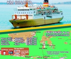 Jadwal Pelayaran Kapal Pelni KM Binaiya Bulan Maret-April 2026: Rute Lengkap dan Informasi Penting