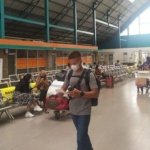 suasana stasiun kereta api kertapati palembang