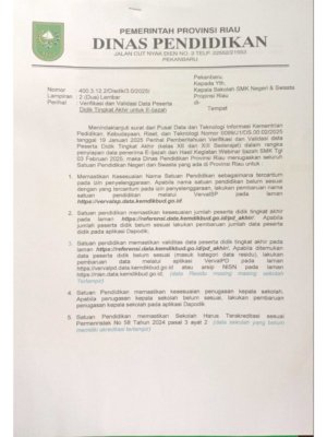 Proses Verifikasi Data E-Ijazah: Pentingnya Keakuratan Informasi untuk Masa Depan Siswa