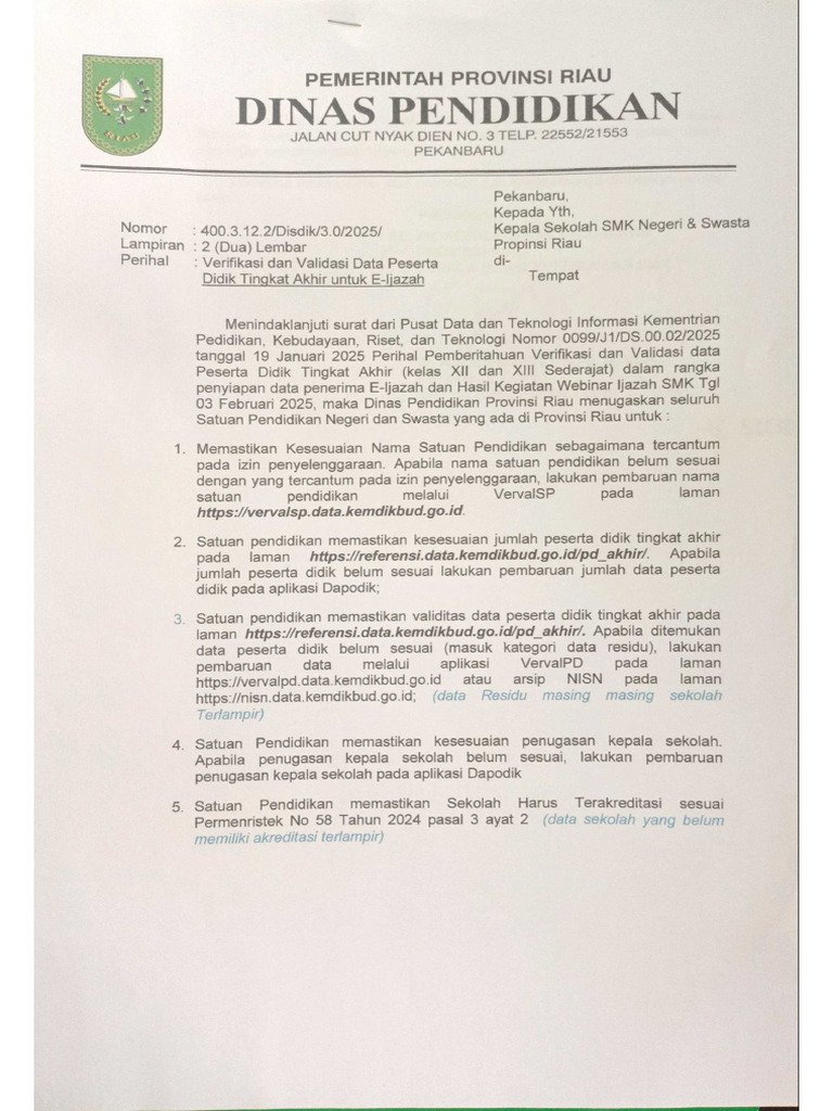 Proses Verifikasi Data E-Ijazah: Pentingnya Keakuratan Informasi untuk Masa Depan Siswa