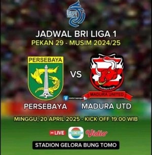 Derbi Suramadu: Persebaya Surabaya vs Madura United, Laga yang Penuh Gengsi dan Tantangan