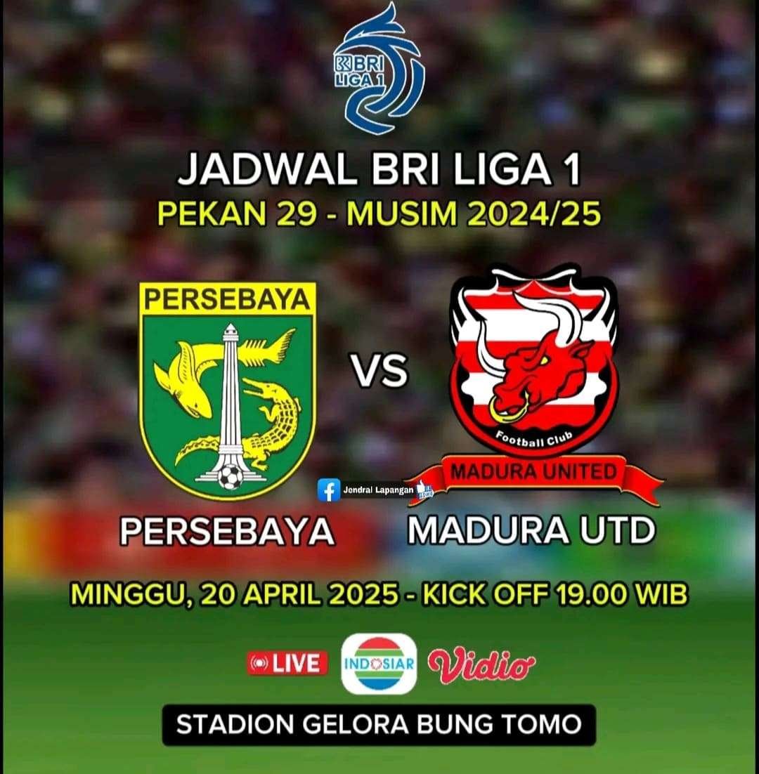Derbi Suramadu: Persebaya Surabaya vs Madura United, Laga yang Penuh Gengsi dan Tantangan