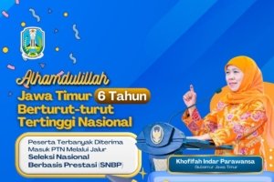 Bukti Nyata Kualitas SDM Terus Meningkat, Khofifah: Jatim Paling Banyak Lulus SNBP Selama 7 Tahun Berturut-turut