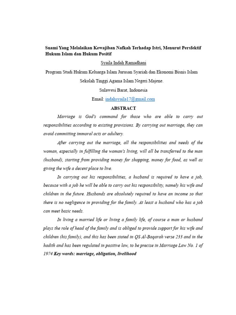 Pemblokiran Layanan untuk Mantan Suami yang Tidak Memenuhi Kewajiban Nafkah di Surabaya 1 Pemblokiran Layanan untuk Mantan Suami yang Tidak Memenuhi Kewajiban Nafkah di Surabaya