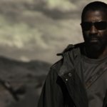 Denzel Washington in a post apocalyptic wasteland in The Book of Eli