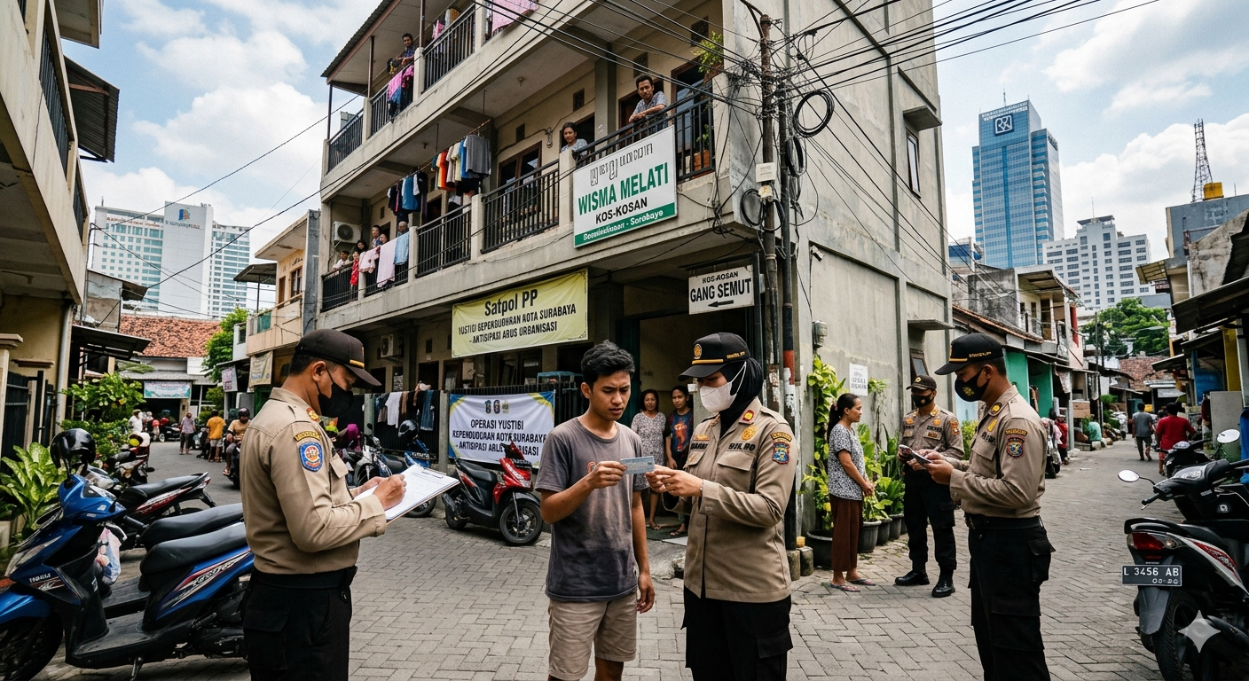 Operasi Yustisi ,Surabaya, Pendatang, Pasca-Lebaran