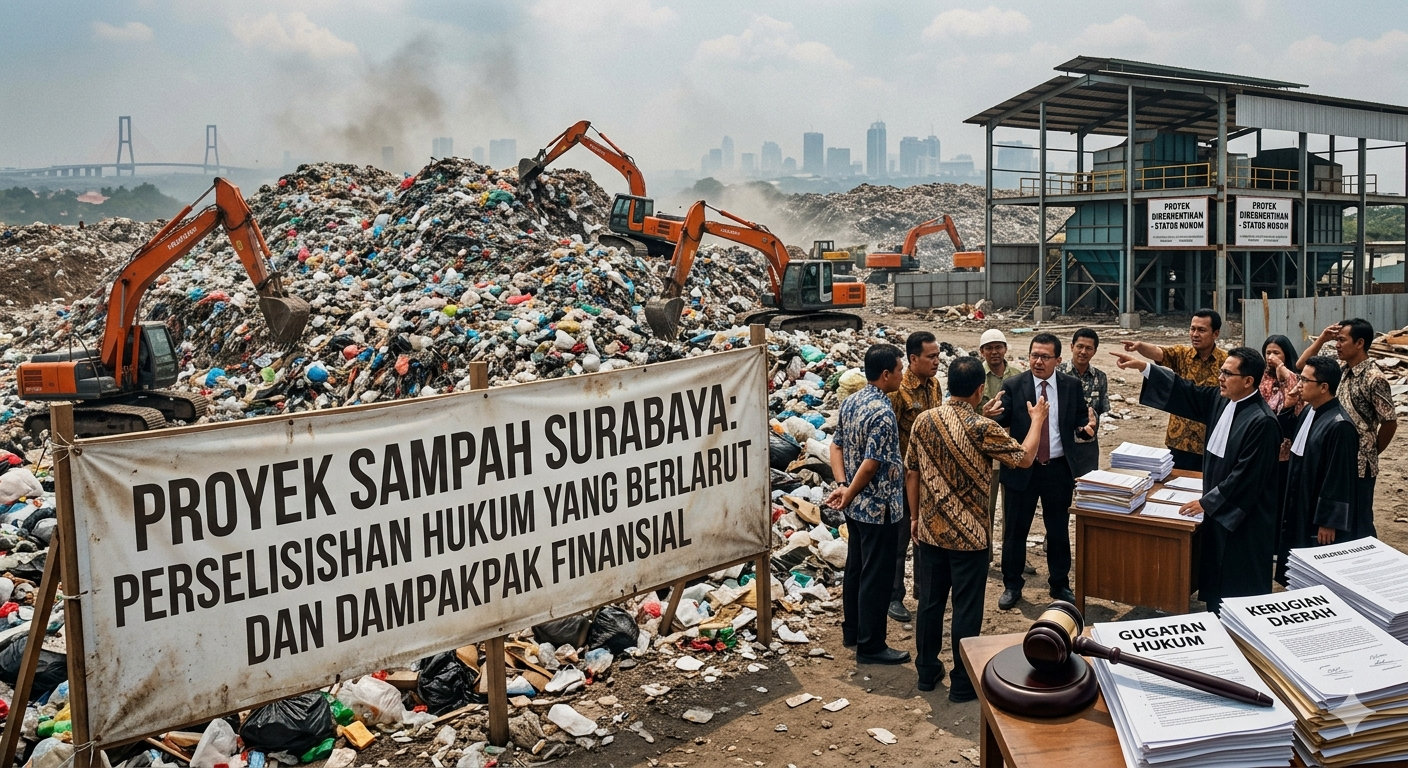 Proyek Sampah Surabaya: Perselisihan Hukum yang Berlarut dan Dampak Finansial 1 Sampah, Surabaya