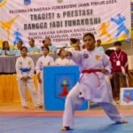 Kejuaraan Daerah Karate di GOR Sasana Kridha Anoraga