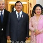 Prabowo bersama Didit Prabowo dan Titiek Soeharto