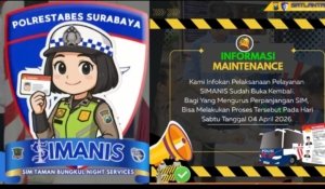 AKP Tri Arda Meidiansyah, S.TR.K, Sik : Layanan SIMANIS, Kami Pastikan Sabtu 04 April 2026 Sudah Kembali Hadir