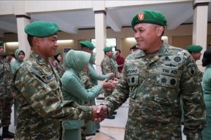 20 Prajuritnya Naik Pangkat, Danrem Untoro Ingatkan Tanggung Jawab Kian Besar