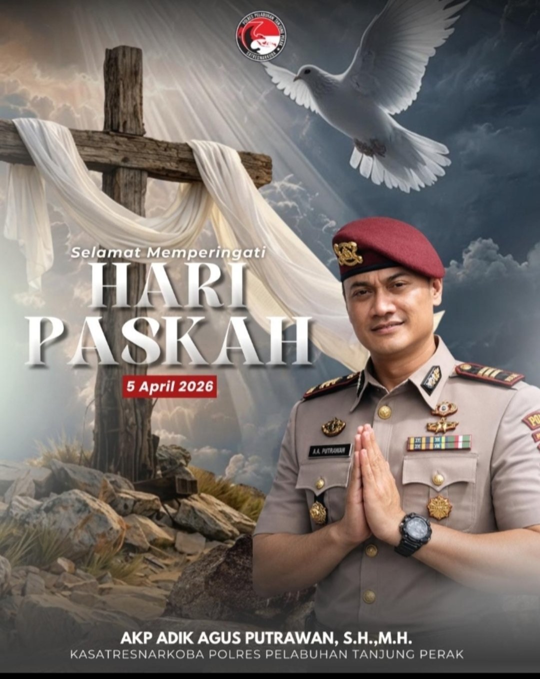 Kasatreskoba KP3 : Perkuat Persatuan Dimomen Hari Paskah Yang Membawa Kedamaian dan Harapan Baru
