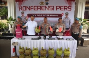 Polres Pasuruan Ungkap Kasus Penyalahgunaan LPG Subsidi, Dua Tersangka Diamankan