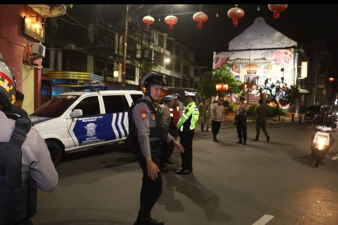 Antisipasi Kriminalitas dan Balap Liar, Polres Tanjung Perak Gelar Patroli Gelar Patroli Skala Besar.