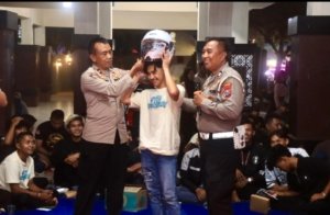 Polantas Menyapa : Polres Probolinggo Intensifkan Edukasi Keselamatan Berkendara