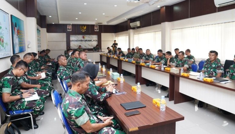 Asrendam V/Brawijaya Pimpin Panproggar Triwulan I Tingkatkan Kinerja Anggaran Satuan Secara Terukur