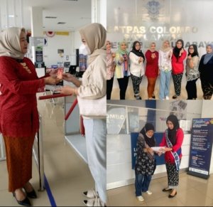 Ciptakan Nuansa Humanis, Pelayanan Petugas Satpas Colombo Berbagi Coklat di Momen Hari Peringatan Kartini