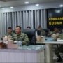 Kasdam V/Brawijaya Pimpin Rakor Virtual Percepatan Pembangunan KDKMP Bersama Wapang TNI di SICC