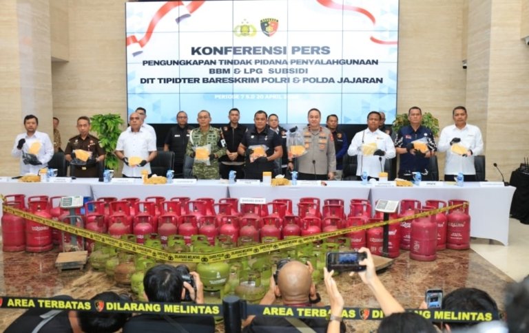 Polri Ungkap 330 Tersangka Penyalahgunaan BBM dan LPG Subsidi dalam 13 Hari