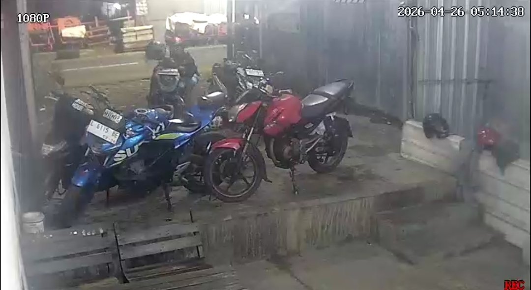 Motor Honda Beat Digasak Curanmor Saat Pemilik Istirahat di Warkop Jambangan