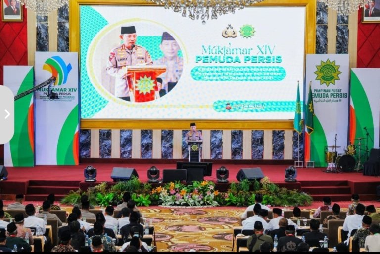 Buka Muktamar Pemuda Persis, Kapolri Tekankan Sinergi Jaga Stabilitas Kamtibmas