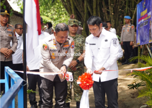 Jembatan Merah Putih Presisi , Desa Bangilan, Kabupaten Tuban