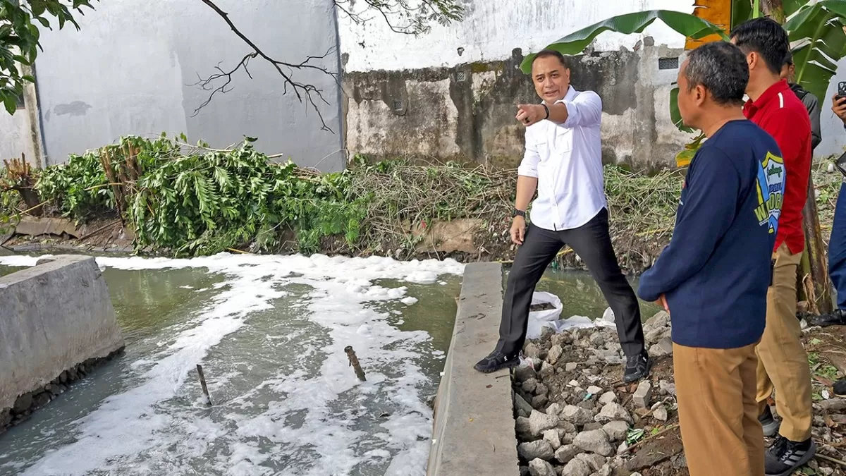 Banjir ,Surabaya, Wali Kota,Eri Cahyadi