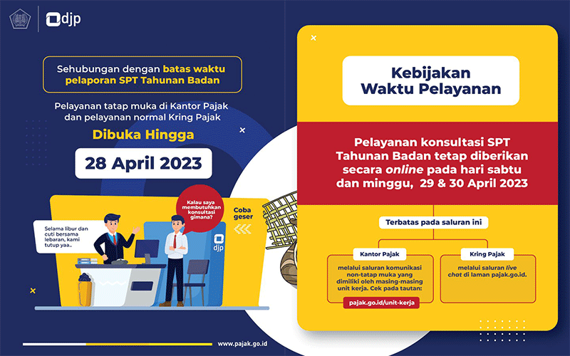 Perpanjangan Waktu Pelaporan SPT Tahunan PPh Badan diumumkan oleh DJP