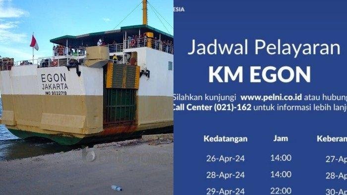 Jadwal Pelayaran KM Egon untuk Bulan Mei 2026