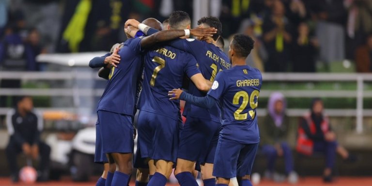 Perayaan Kemenangan Al Nassr di Liga Arab Saudi