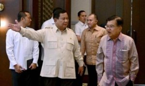 rabowo Subianto menerima kunvv