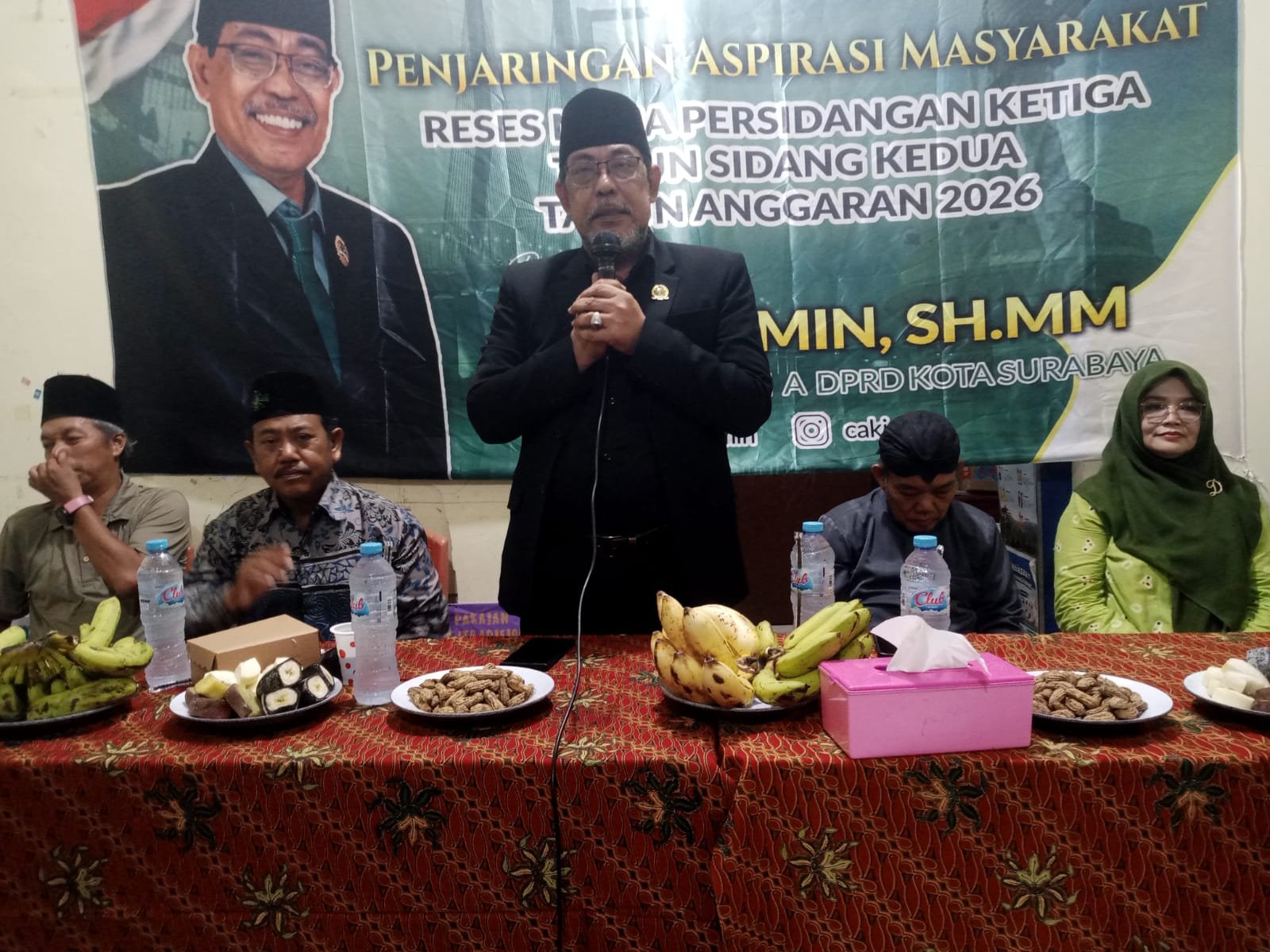 RESES PENJARINGAN ASPIRASI MASYARAKAT MUHAIMIN SH MM, KAMPUNG PANCASILA DI RW 09 JEMURWOSARI SURABAYA