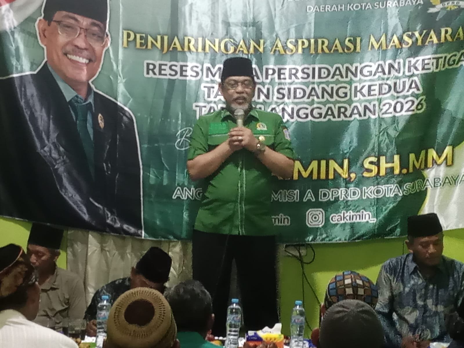 Reses Komisi A DPRD Kota Surabaya, Muhaimin SH MM Serap Aspirasi Warga Margorejo Sawah