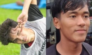 Kolase pemain PSM Makassar Victor Dethan dan pemain PSM U 18 1
