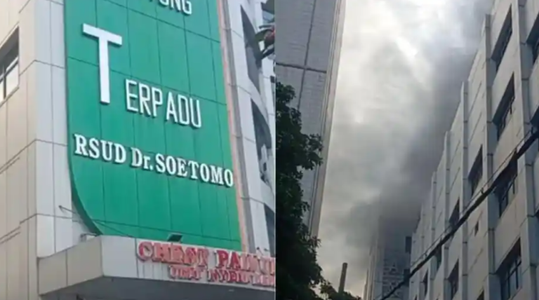 Kebakaran ,RSUD dr Soetomo, Surabaya