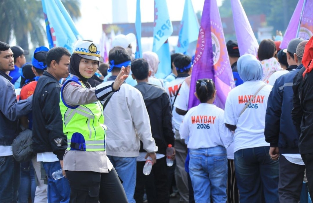 Polri Apresiasi Massa Buruh Sampaikan Aspirasi Tertib pada Peringatan May Day
