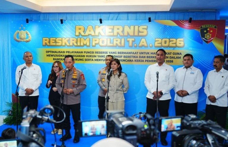 Buka Rakernis Reskrim, Kapolri Instruksikan Ciptakan Rasa Aman dan Keadilan untuk Masyarakat