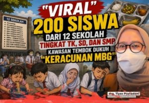 VIRAL” 200 Siswa Dari 12 Sekolah Tingkat TK, SD, dan SMP Kawasan Tembok Dukuh “Keracunan MBG”!!!