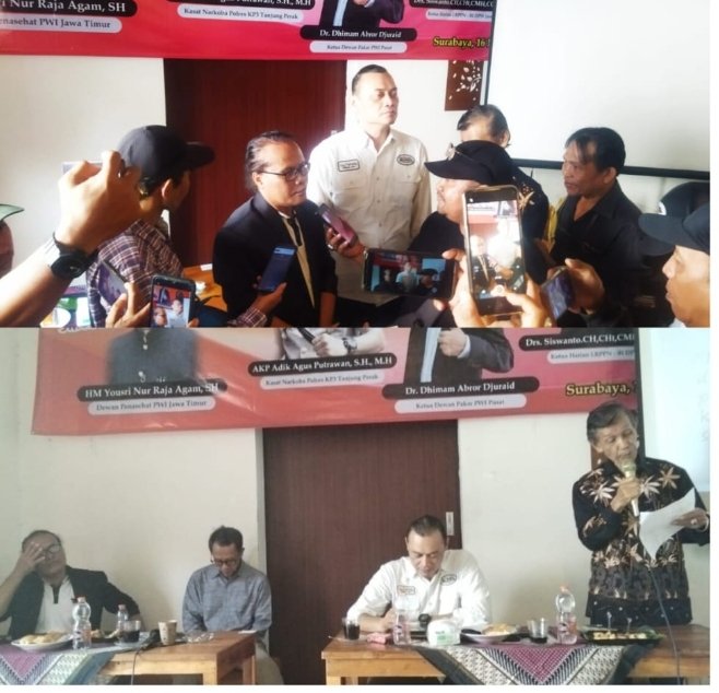 Sinau Bareng Lawan Bahaya Narkoba, Ratusan Jurnalis Surabaya Diajak Selamatkan Anak Bangsa