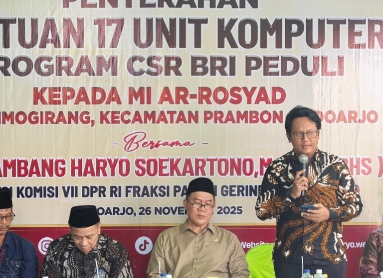 BRI Krian Salurkan CSR Pendidikan unt