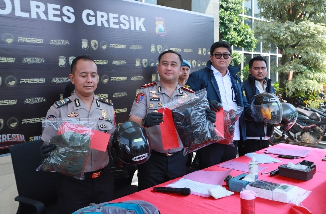 Gerak Cepat Polres Gresik Amankan 8 Oknum Suporter Terlibat Pengeroyokan