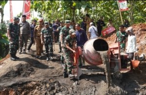Pangdam V/Brawijaya Tinjau Pembangunan Jembatan Garuda Perintis di Sumenep