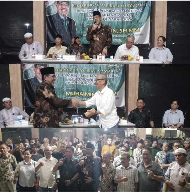 RESES MASA PERSIDANGAN KETIGA, MUHAIMIN SH MM SERAP ASPIRASI WARGA RW 10 BENDULMERISI