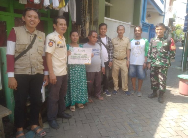Program RUTILAHU Warga Wonokromo didampingi oleh Ketua PETIGA Surabaya Yai Muhaimin Kawal RUTILAHU