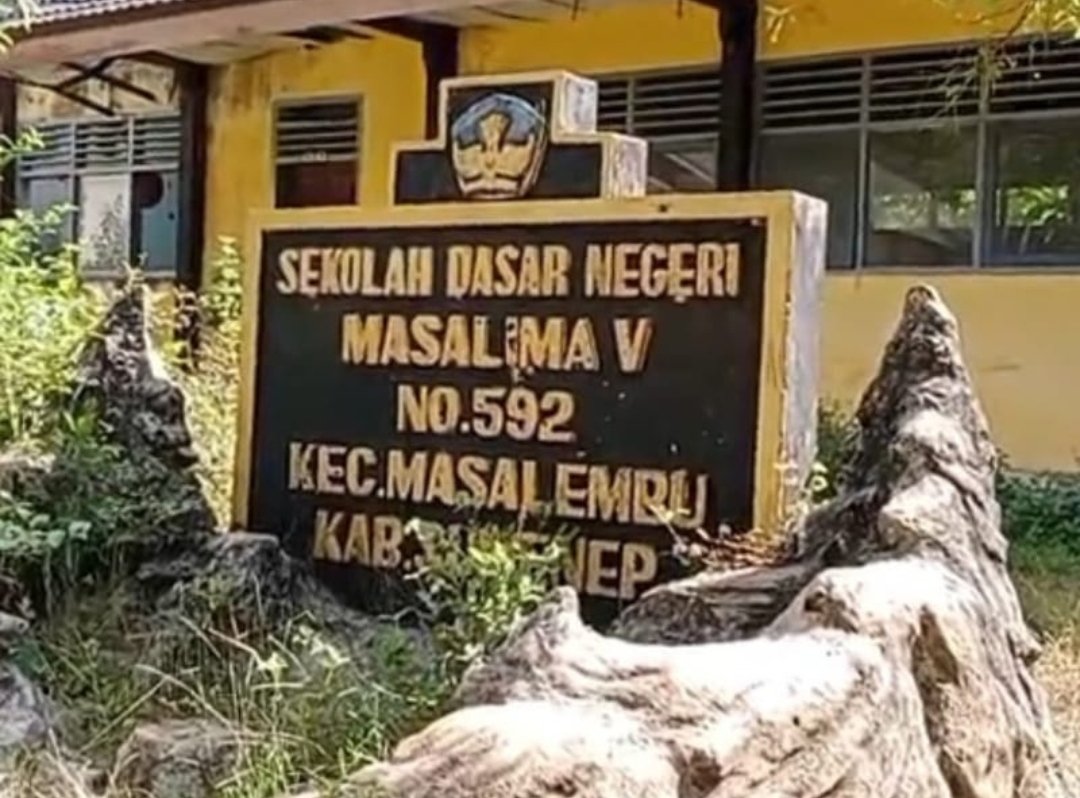 SDN Masalima V Sumenep Rusak Parah, Tiga Ruang Kelas Ambruk dan Tak Bisa Digunakan