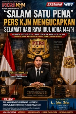 Ketua Umum KJN Agus Setiawan, SH: Wartawan Harus Tetap Menjadi Pilar Kebenaran